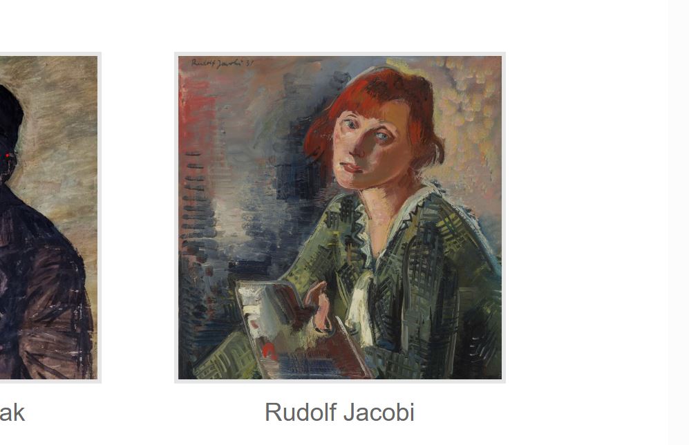 Lost Generation Art. Virtuelles Museum mit einem Annot-Porträt von Rudolf Jacobi